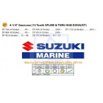 Kpl śruby napędowej Suzuki 70A~115A HP 15-wpust 