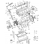 Panewki korbowe (para) Mercruiser VP OMC L4 V6 V8