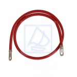 Kabel, przewód rozruchowy 4" L120 cm kolor czerwony 